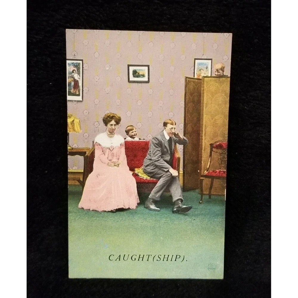 Lot Of 8‎ Antique Early Bamforth Funny Postcards UNUSED, UNPOSTED